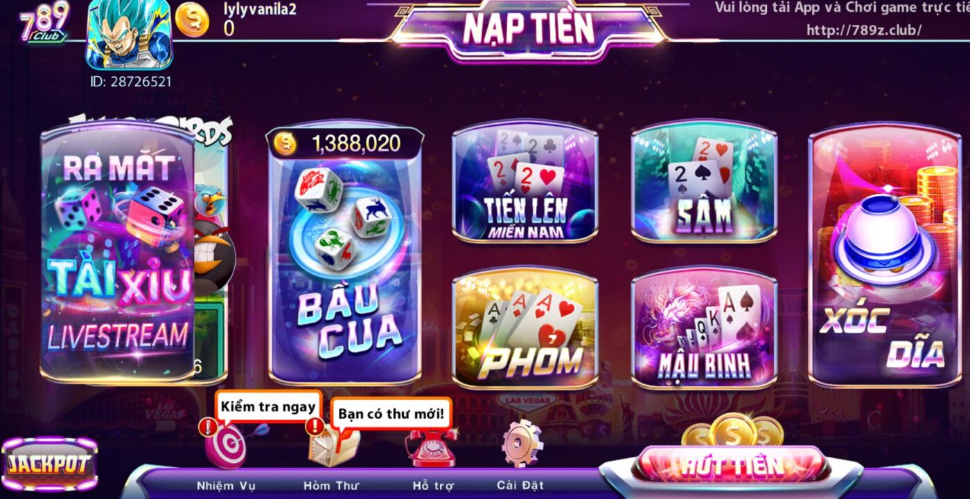 Tựa game phỏm tại 789club