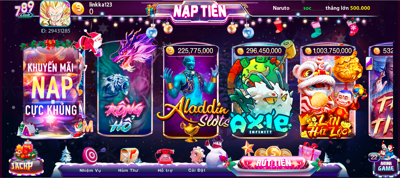 Tìm hiểu tựa game slots Axie infinity khi tải 789Club 