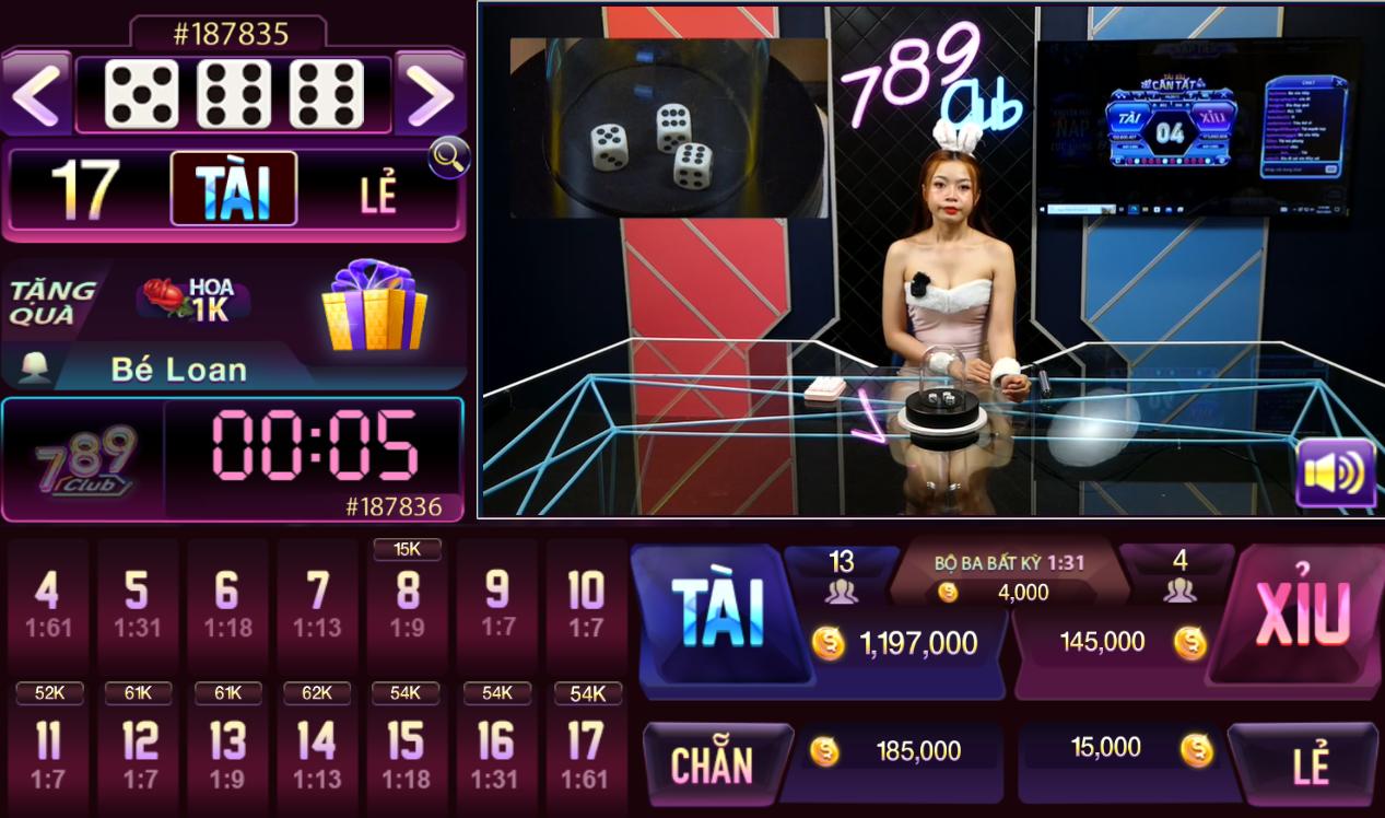 Khám phá những ưu điểm của Tài xỉu Livestream khi tải 789Club 